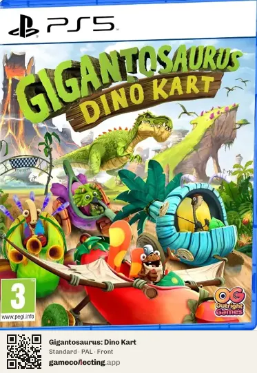 Gigantosaurus: Dino Kart PlayStation 5, PAL box front