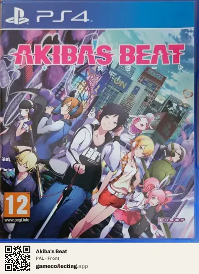 Akiba's Beat PlayStation 4, PAL box front