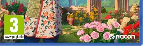 Garden Life: A Cozy Simulator, the PEGI square on its front