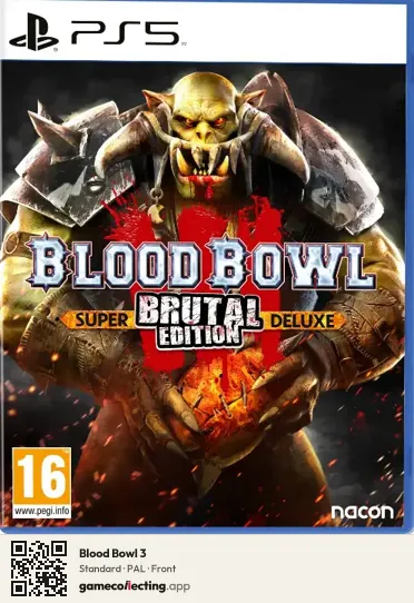 Blood Bowl 3 PlayStation 5, PAL box front