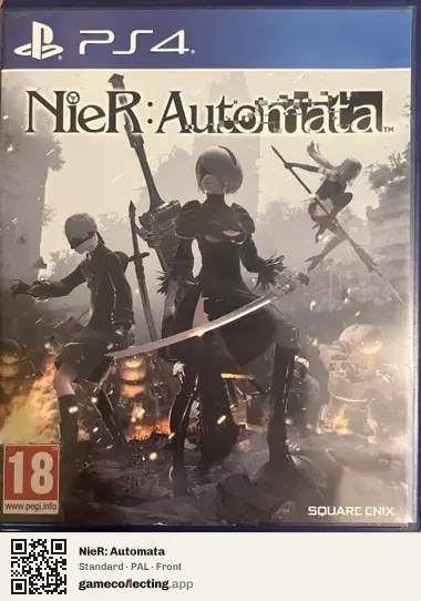 NieR: Automata PlayStation 4, PAL box front