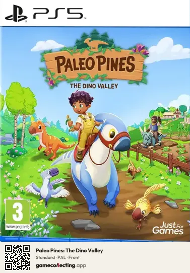 Paleo Pines: The Dino Valley PlayStation 5, PAL box front