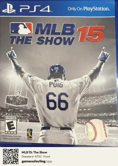 MLB 15: The Show PlayStation 4, NTSC box front