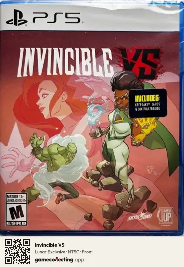 Invincible VS PlayStation 5, NTSC box front