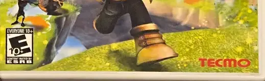 SPRay, the ESRB box on its front