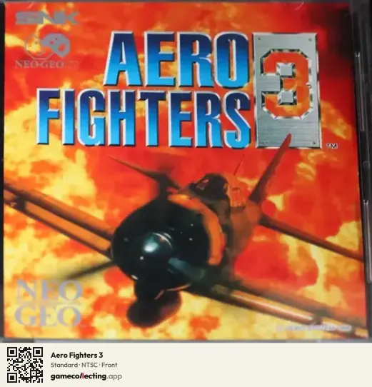 Aero Fighters 3 Neo Geo CD, NTSC box front