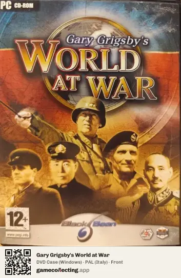 Gary Grigsby's World at War Computer, Italy box front