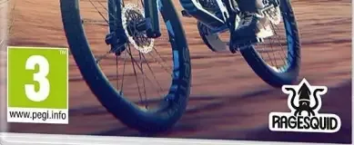 Descenders, the PEGI square on its front