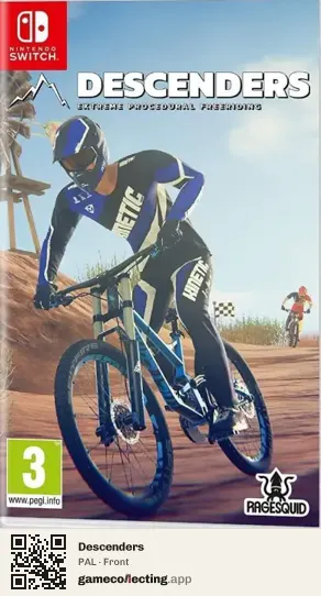 Descenders Nintendo Switch, PAL box front