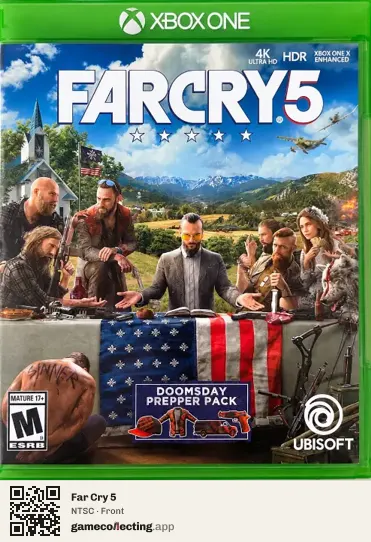 Far Cry 5 Xbox One, NTSC box front