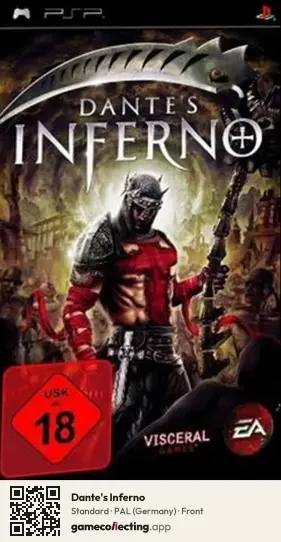 Dante's Inferno PlayStation Portable, Germany box front