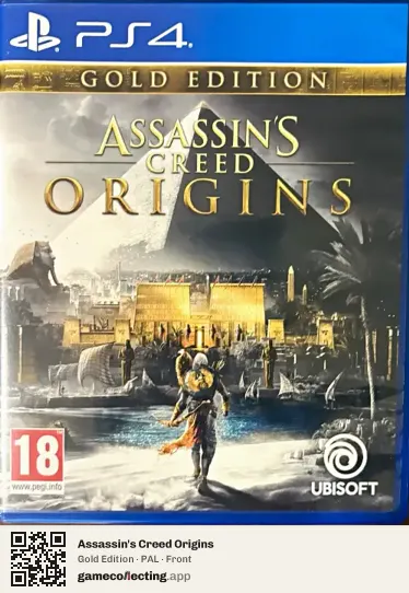 Assassin's Creed Origins PlayStation 4, PAL box front