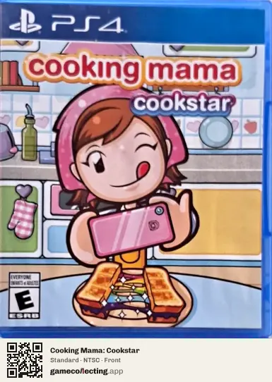 Cooking Mama: Cookstar PlayStation 4, NTSC box front