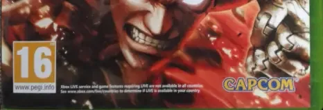 Asura's Wrath, the PEGI square on its front