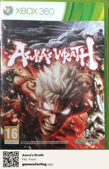 Asura's Wrath Xbox 360, PAL box front