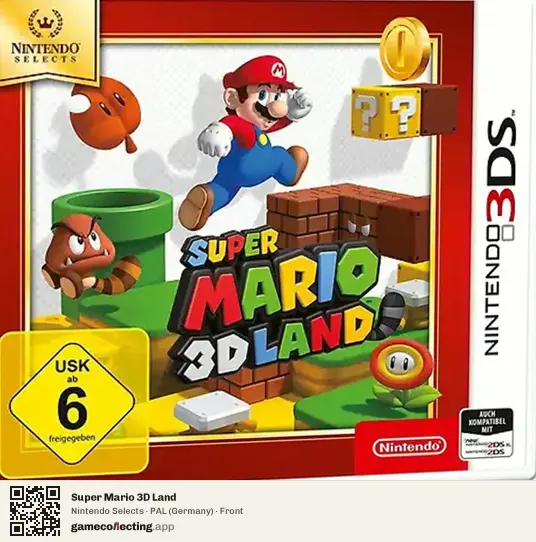 Super Mario 3D Land Nintendo 3DS, Germany box front