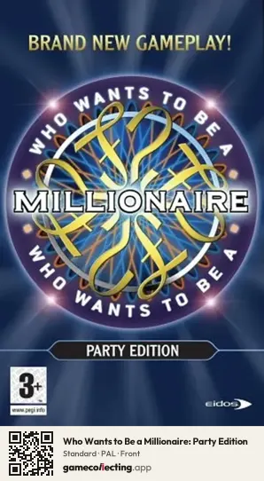 Who Wants to Be a Millionaire: Party Edition PlayStation Portable, PAL box front