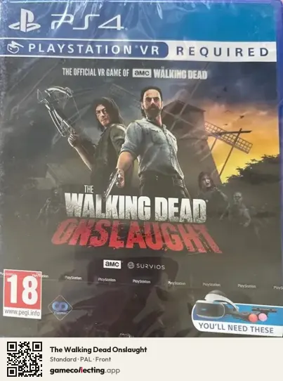 The Walking Dead Onslaught PlayStation 4, PAL box front