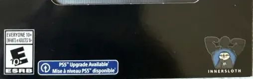 Among Us, the ESRB box on its front