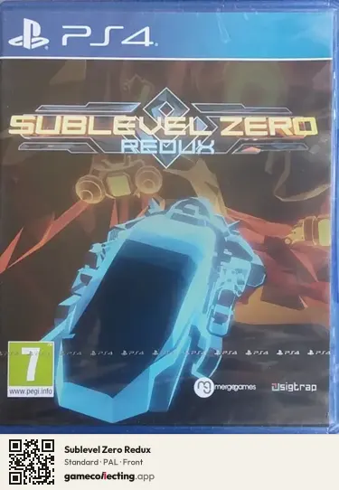Sublevel Zero Redux PlayStation 4, PAL box front