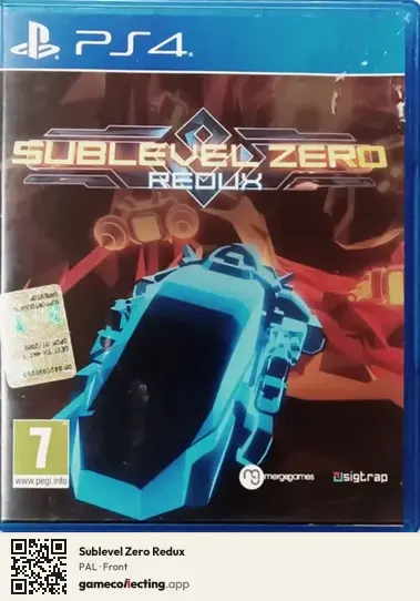 Sublevel Zero Redux PlayStation 4, PAL box front