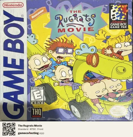 The Rugrats Movie Game Boy, NTSC box front