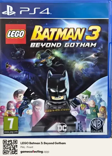 LEGO Batman 3: Beyond Gotham PlayStation 4, PAL box front