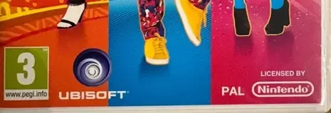 Just Dance 2014, the PEGI square on its front