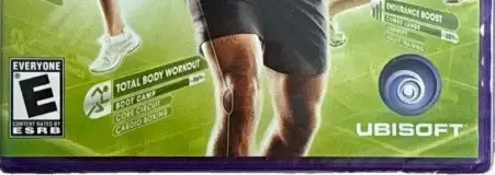 Your Shape: Fitness Evolved 2012, the ESRB box on its front
