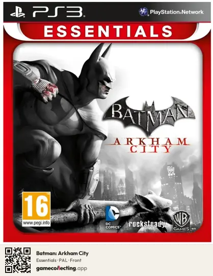 Batman: Arkham City PlayStation 3, PAL box front