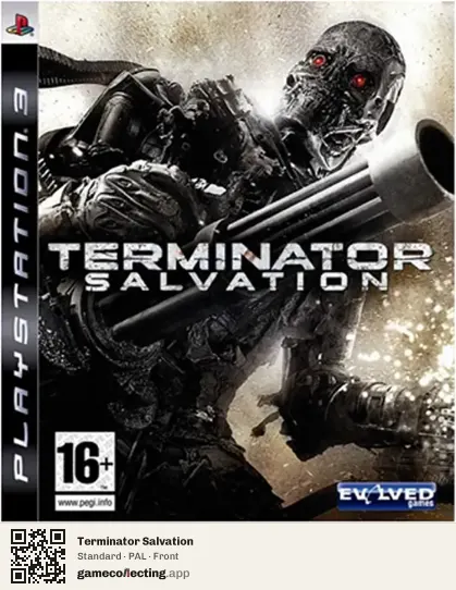Terminator Salvation PlayStation 3, PAL box front