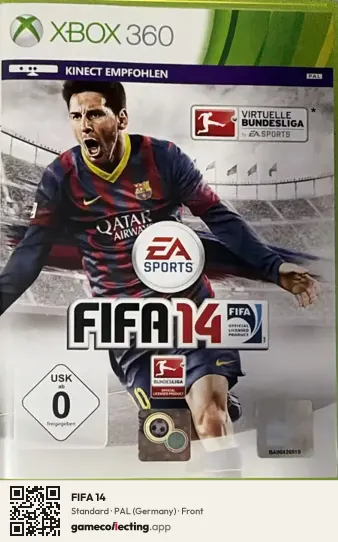 FIFA 14 Xbox 360, Germany box front