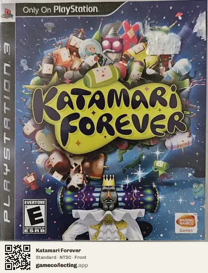 Katamari Forever PlayStation 3, NTSC box front