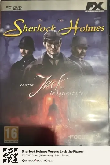 Sherlock Holmes Versus Jack the Ripper Computer, PAL box front