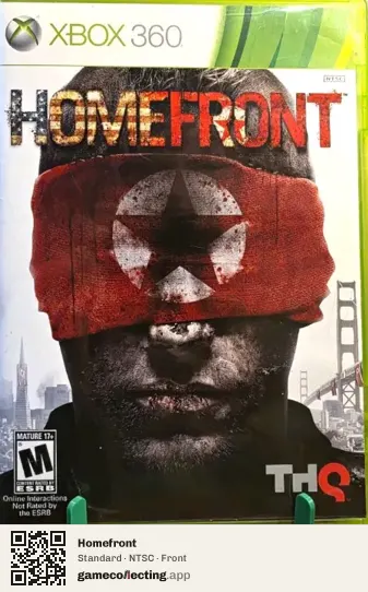 Homefront Xbox 360, NTSC box front