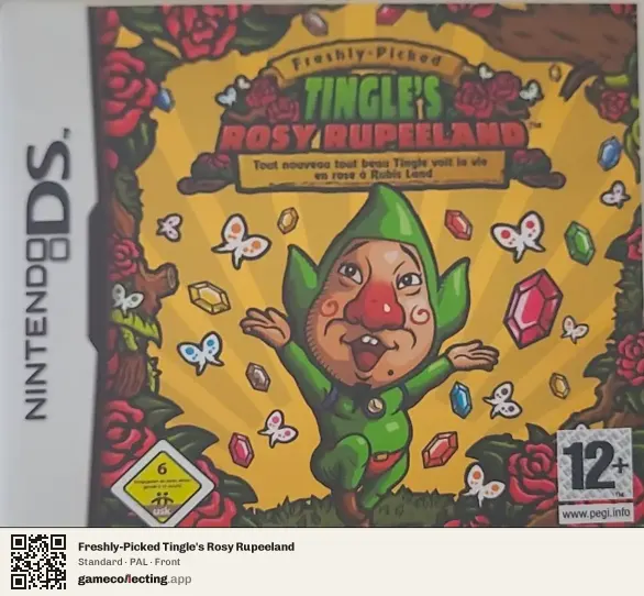 Freshly-Picked Tingle's Rosy Rupeeland Nintendo DS, PAL box front