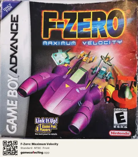 F-Zero: Maximum Velocity Game Boy Advance, NTSC box front