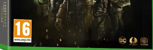 Injustice 2, the PEGI square on its front