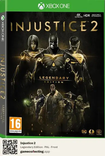 Injustice 2 Xbox One, PAL box front