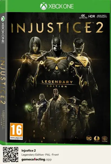 Injustice 2 Xbox One, PAL box front