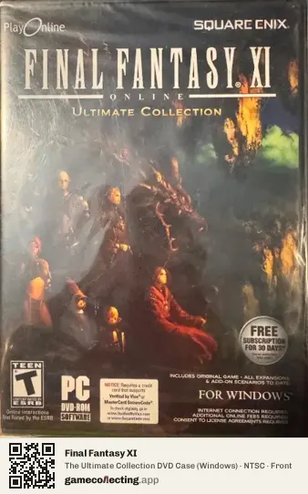 Final Fantasy XI Computer, NTSC box front