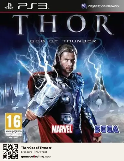 Thor: God of Thunder PlayStation 3, PAL box front