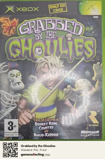Grabbed by the Ghoulies Xbox, PAL box front