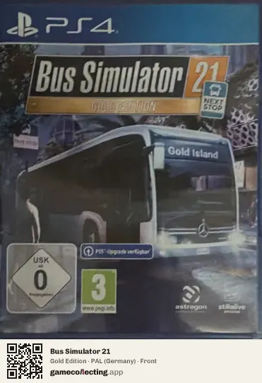 Bus Simulator 21 PlayStation 4, Germany box front