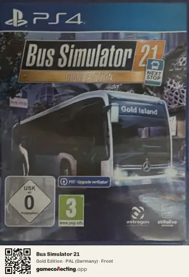 Bus Simulator 21 PlayStation 4, Germany box front