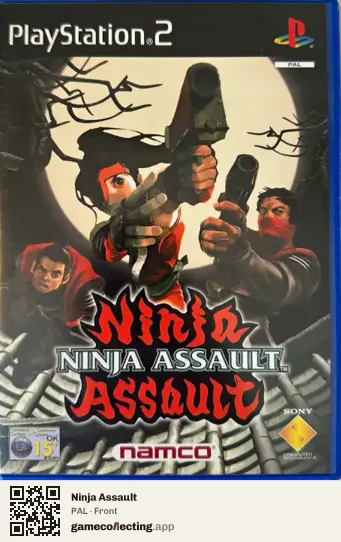 Ninja Assault PlayStation 2, PAL box front
