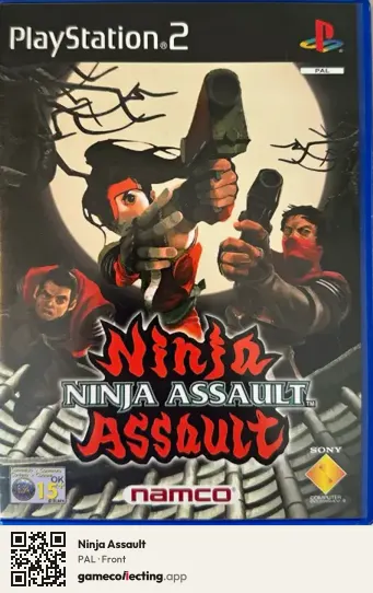 Ninja Assault PlayStation 2, PAL box front