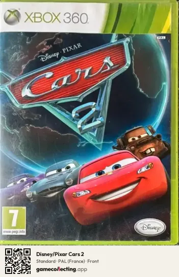 Disney/Pixar Cars 2 Xbox 360, France box front