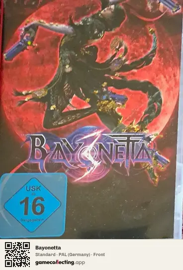 Bayonetta Nintendo Switch, Germany box front