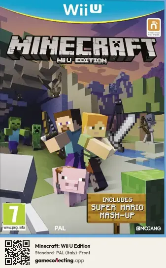Minecraft: Wii U Edition Nintendo Wii U, Italy box front